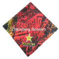 Chinese Factory personnalisé Logo imprimé Coton Sports Bandana Big Mandkerchief